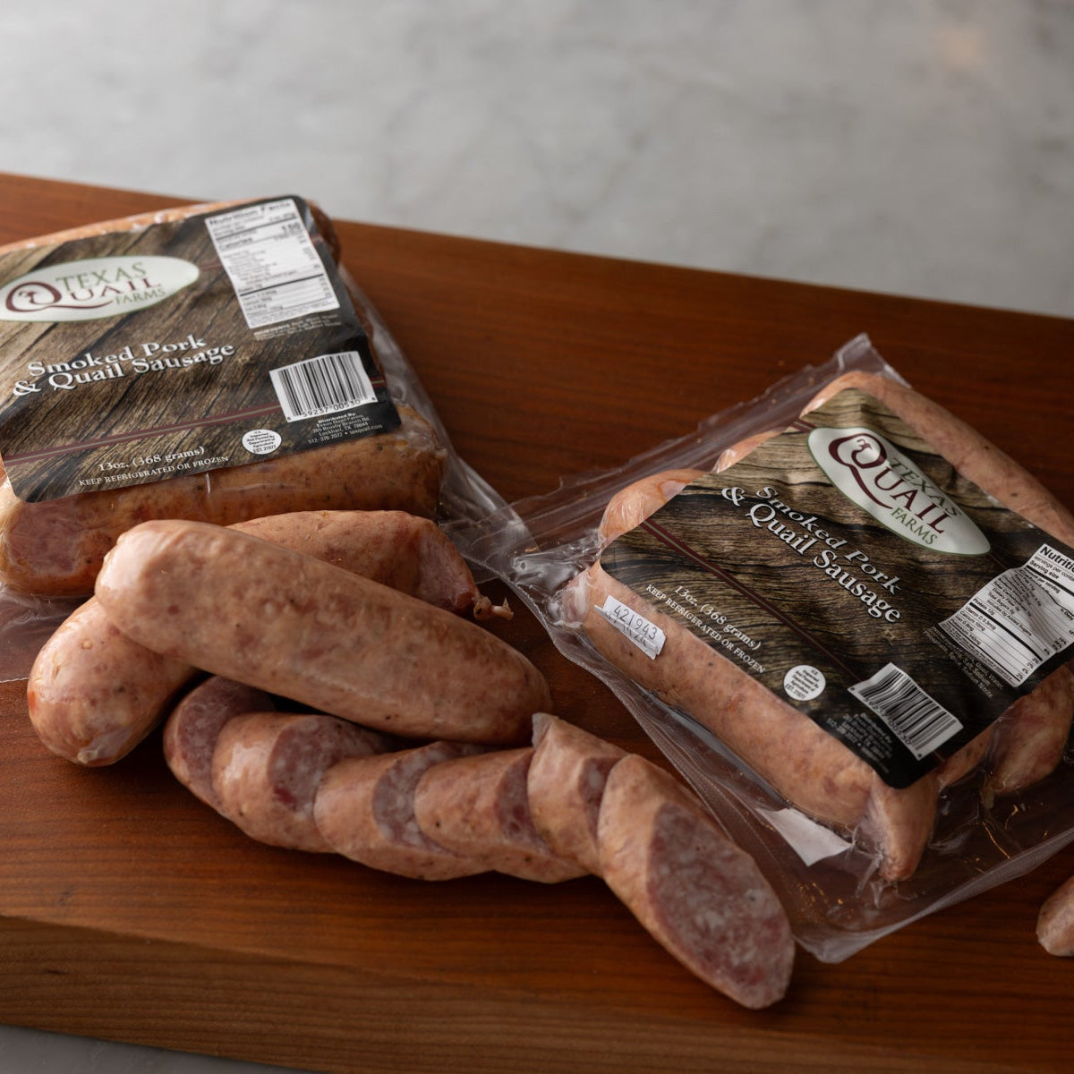 Smoked Pork and Quail Sausage